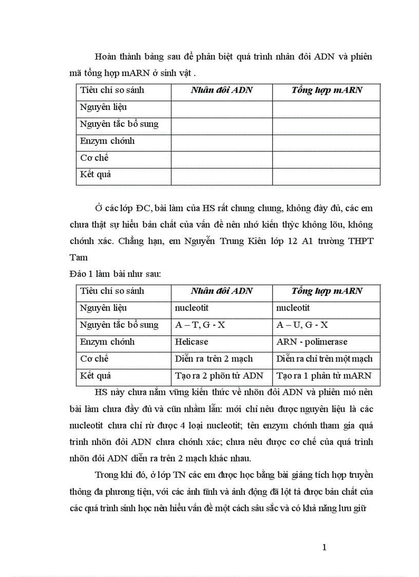 image for page Xây dựng và sử dụng bài giảng điện tử chương I phần di truyền học Sinh học 12 Ban cơ bản theo hướng tích hợp truyền thông đa phương tiện 1