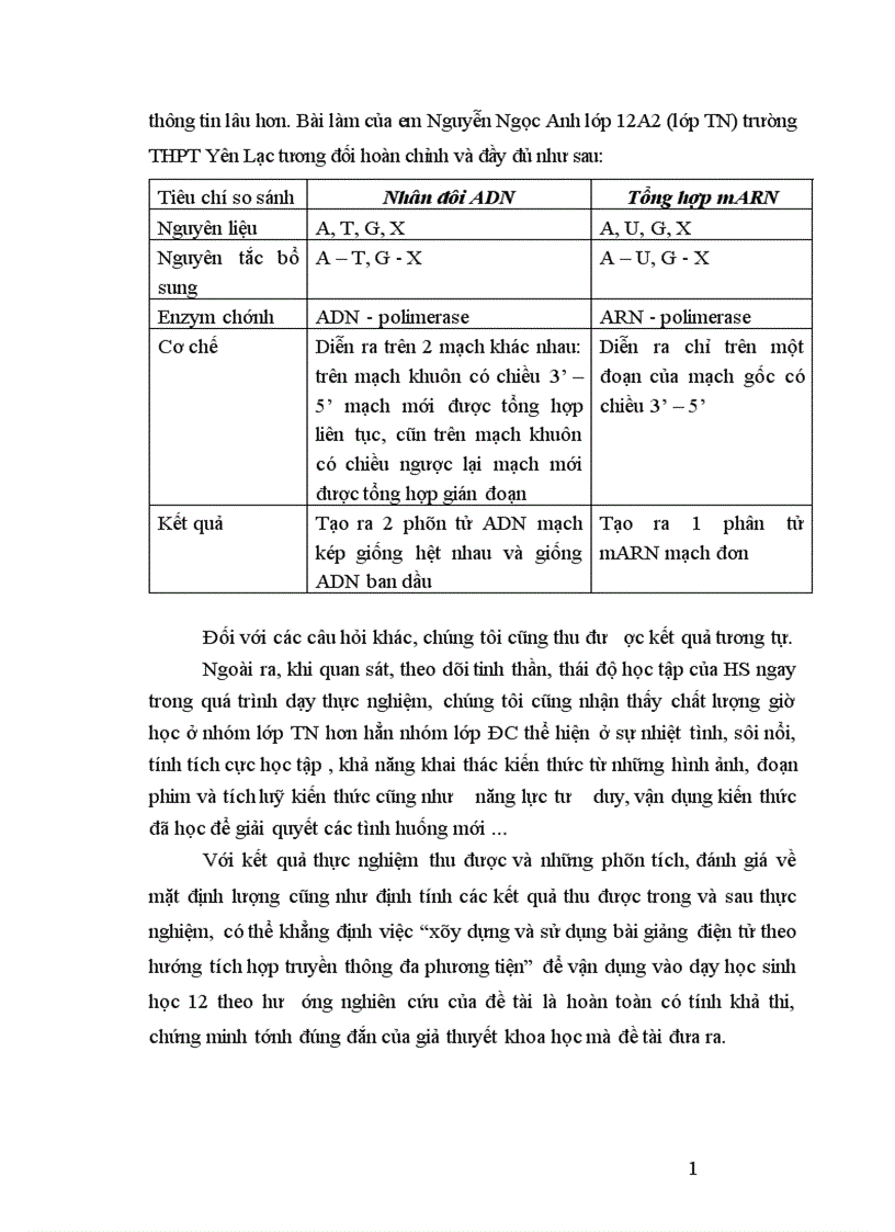 image for page Xây dựng và sử dụng bài giảng điện tử chương I phần di truyền học Sinh học 12 Ban cơ bản theo hướng tích hợp truyền thông đa phương tiện 1