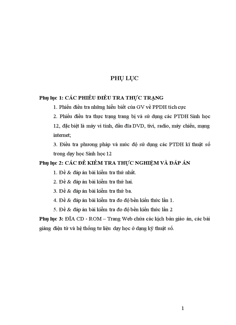 image for page Xây dựng và sử dụng bài giảng điện tử chương I phần di truyền học Sinh học 12 Ban cơ bản theo hướng tích hợp truyền thông đa phương tiện 1