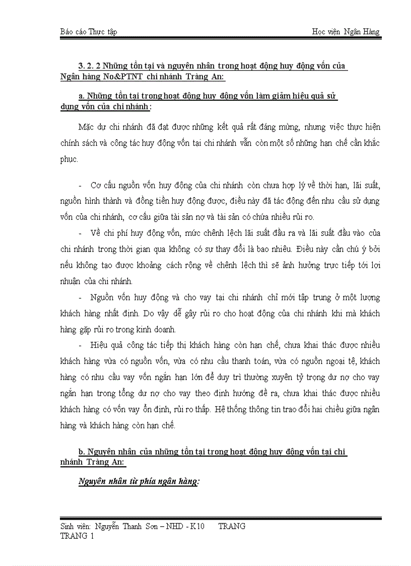image for page Nâng cao hiệu quả huy động vốn tại Ngân Hàng Nông Nghiệp và Phát Triển Nông Thôn chi nhánh Tràng An