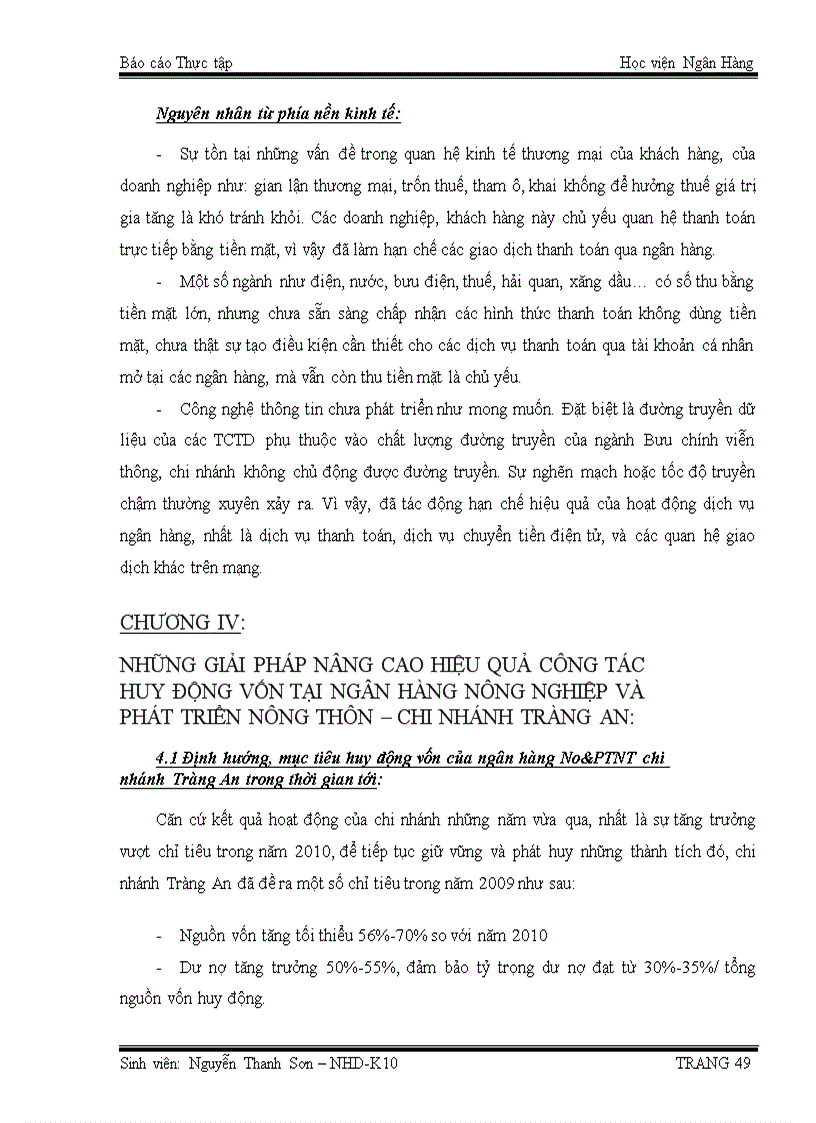 image for page Nâng cao hiệu quả huy động vốn tại Ngân Hàng Nông Nghiệp và Phát Triển Nông Thôn chi nhánh Tràng An