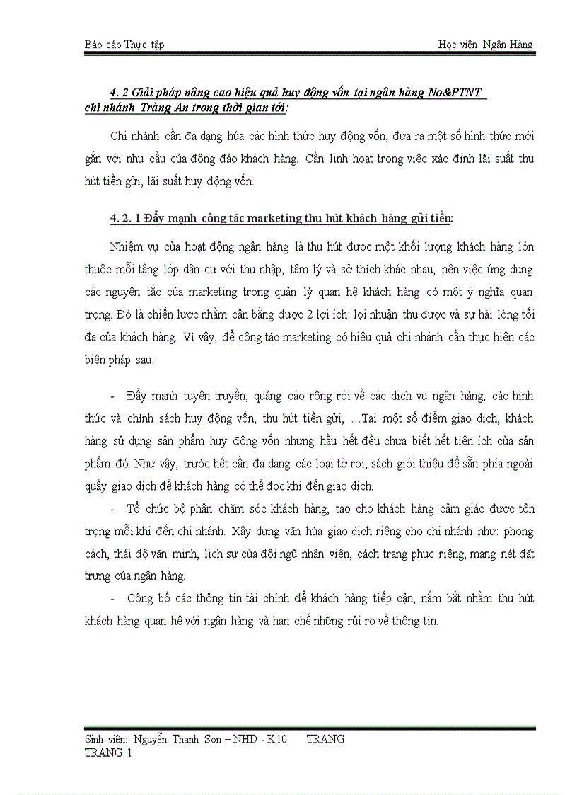 image for page Nâng cao hiệu quả huy động vốn tại Ngân Hàng Nông Nghiệp và Phát Triển Nông Thôn chi nhánh Tràng An