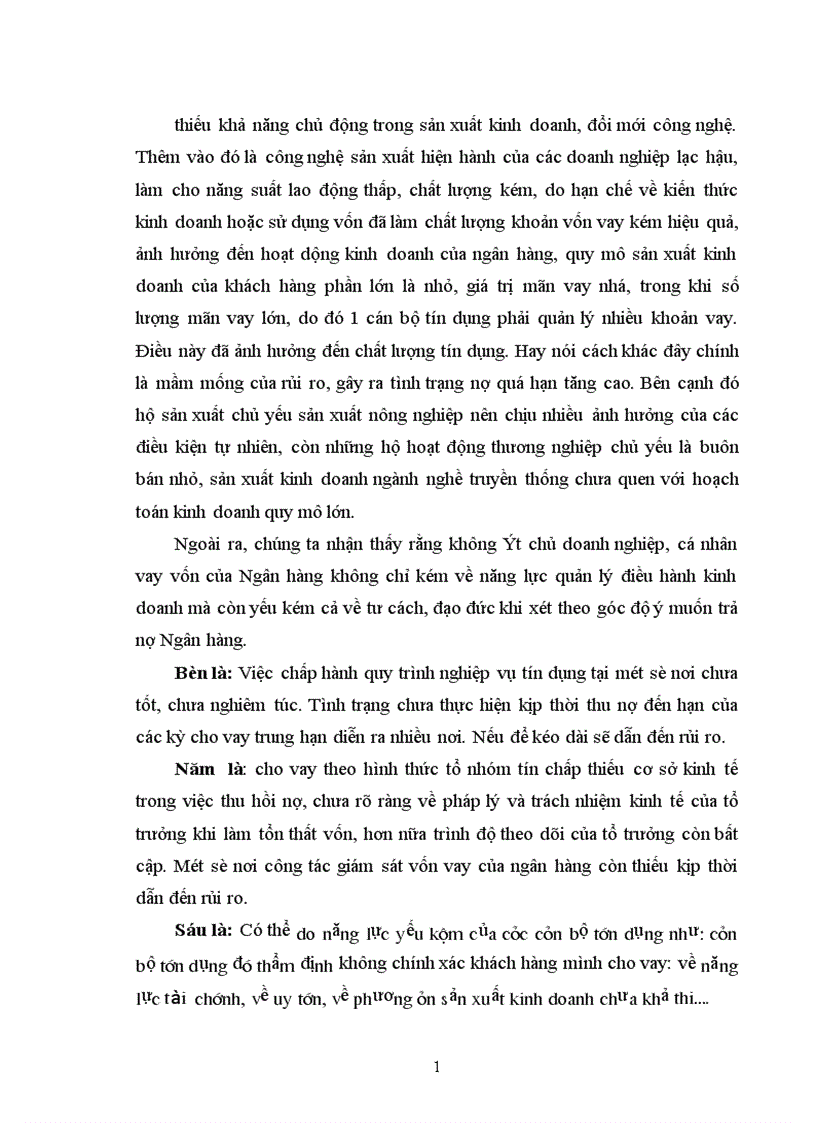 image for page Giải pháp nâng cao chất lượng hoạt động tín dụng tại Ngân hàng Nông nghiệp và phát triển Nông thôn Huyện Thanh Trì 1