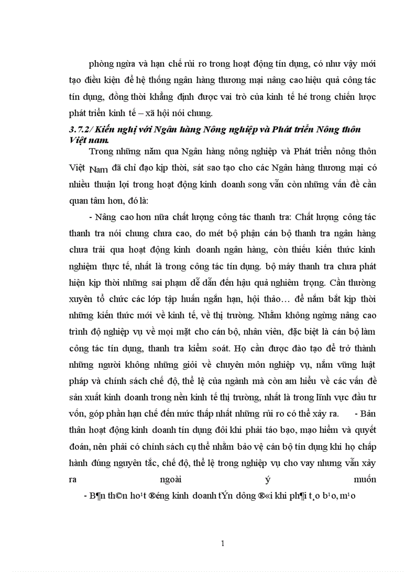 image for page Giải pháp nâng cao chất lượng hoạt động tín dụng tại Ngân hàng Nông nghiệp và phát triển Nông thôn Huyện Thanh Trì 1