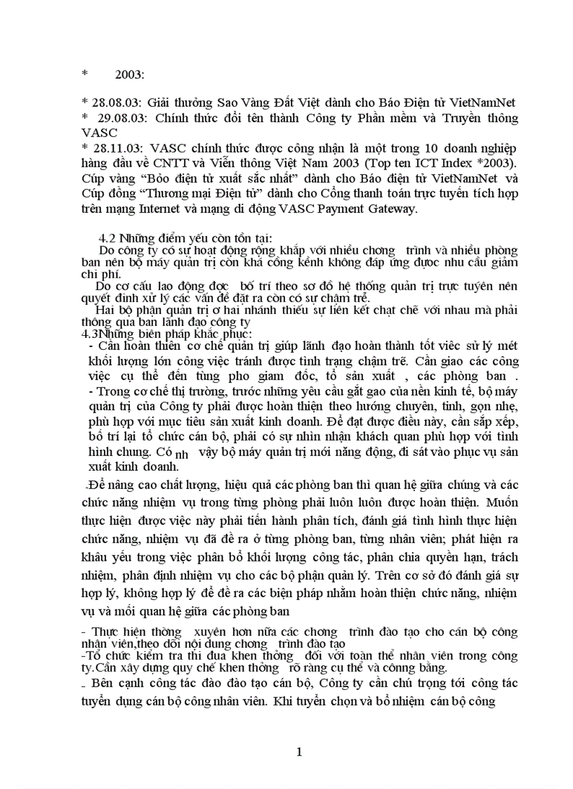 image for page Việc lựa chọn cơ cấu tổ chức và mức độ phù hợp của cơ cấu tổ chứ với chiến lược mà công ty phần mềm và truyền thông VASC theo đuổi