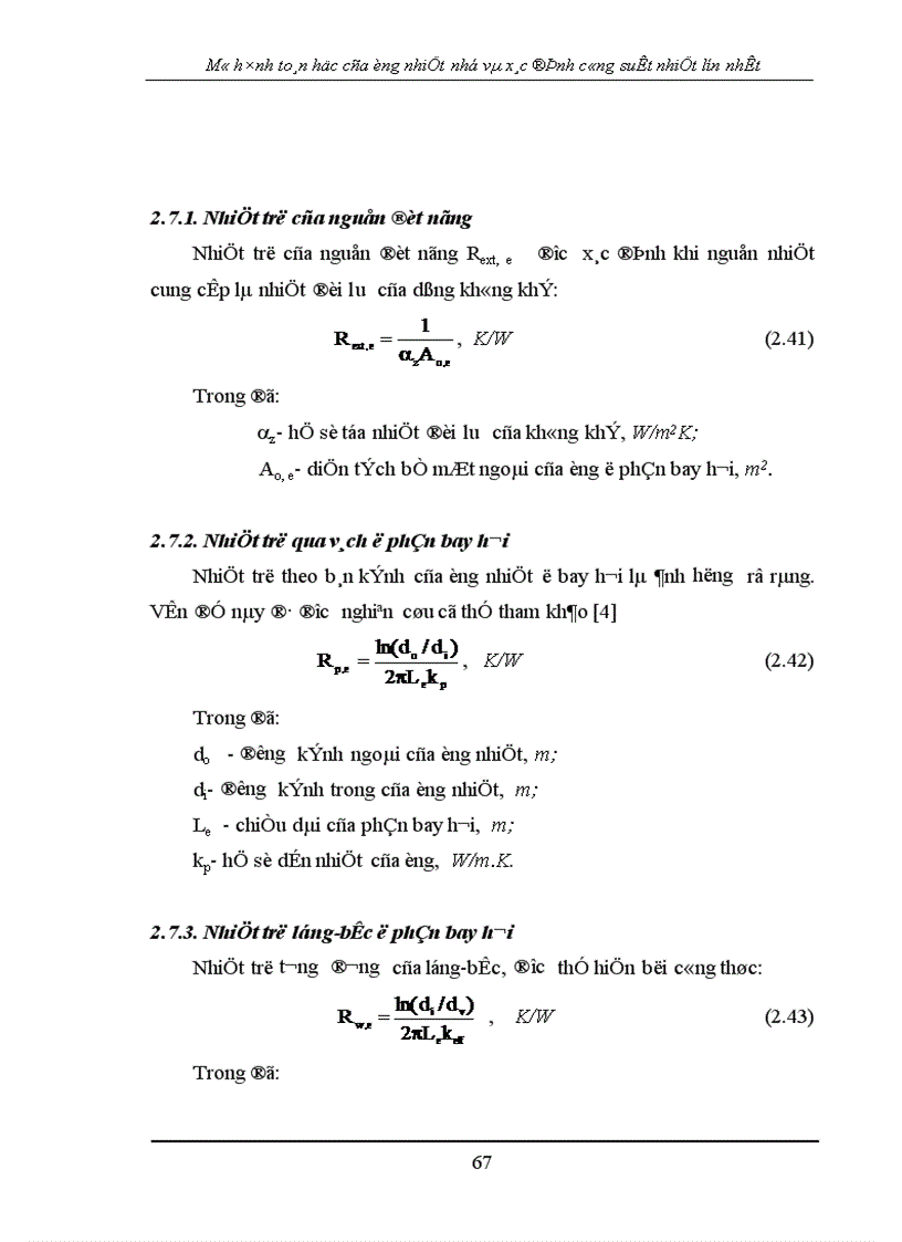 image for page Mô hình toán học của ống nhiệt nhỏ và xác định công suất nhiệt lớn nhất