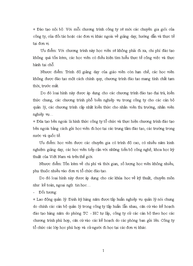 image for page Công tác đào tạo và phát triển nguồn nhân lực tại Công ty Thuốc lá Bắc sơn 1