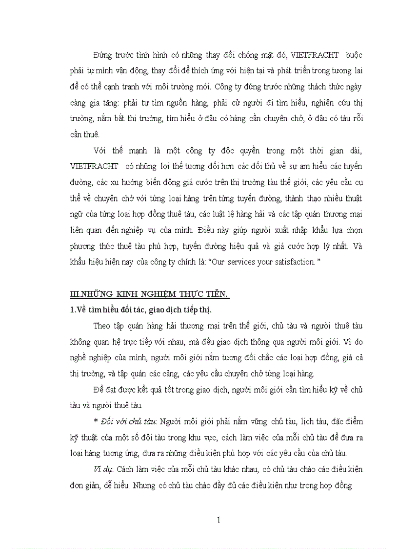 image for page Những vấn đề còn tồn tại trong hoạt động kinh doanh môi giới thuê tàu ở vietfracht