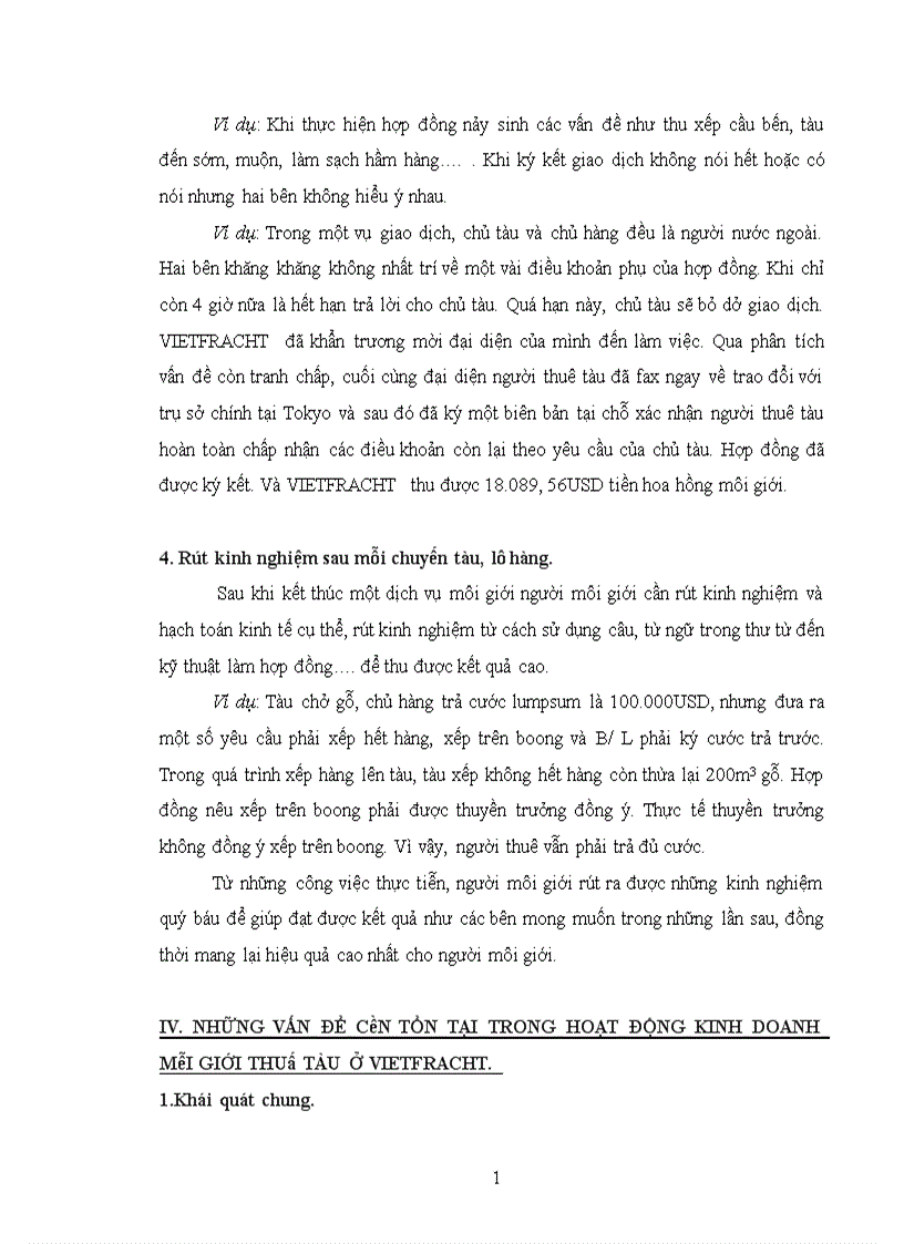 image for page Những vấn đề còn tồn tại trong hoạt động kinh doanh môi giới thuê tàu ở vietfracht