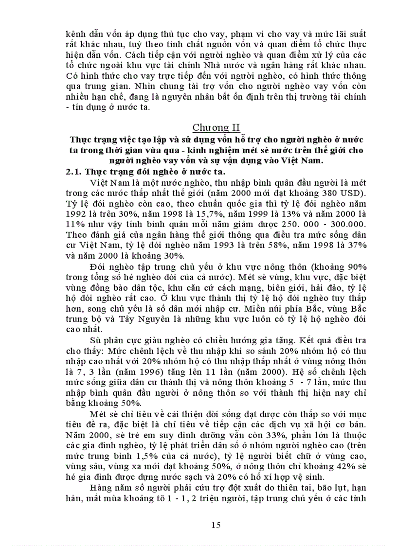 image for page Tạo lập và sử dụng vốn cho người nghèo thực trạng giải pháp 1