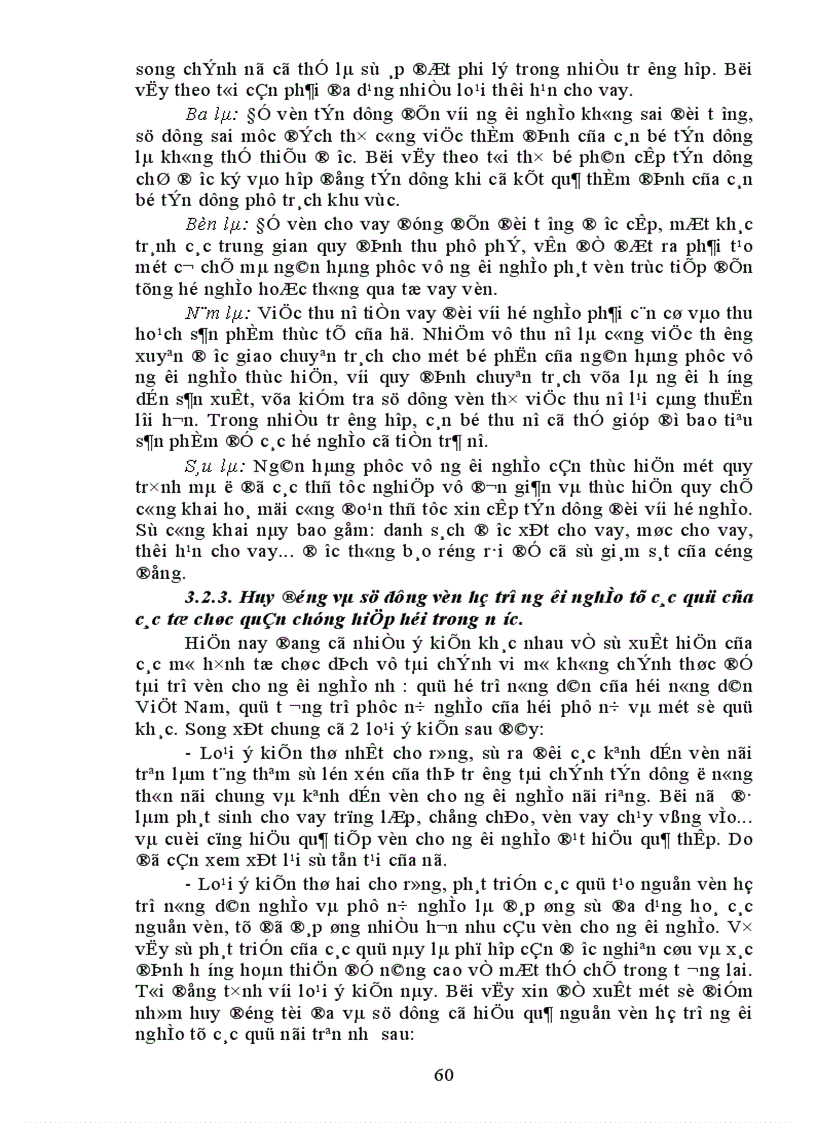 image for page Tạo lập và sử dụng vốn cho người nghèo thực trạng giải pháp 1