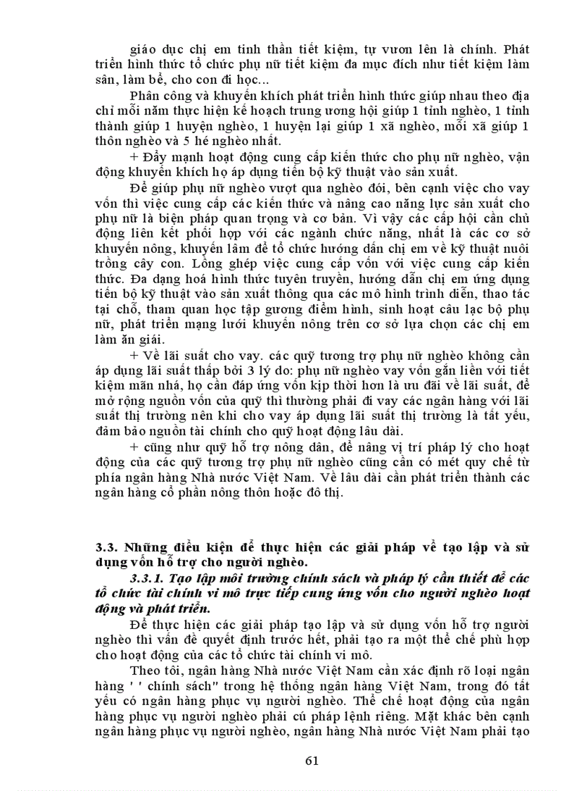 image for page Tạo lập và sử dụng vốn cho người nghèo thực trạng giải pháp 1
