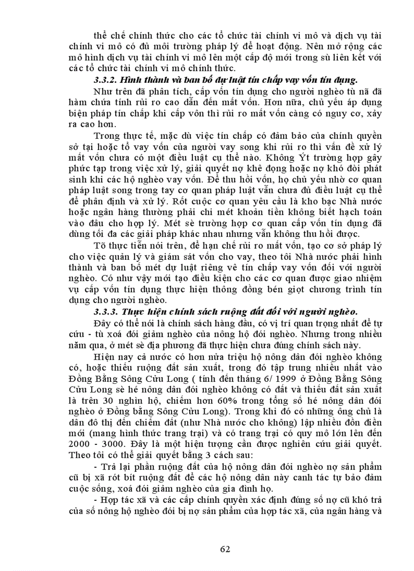image for page Tạo lập và sử dụng vốn cho người nghèo thực trạng giải pháp 1