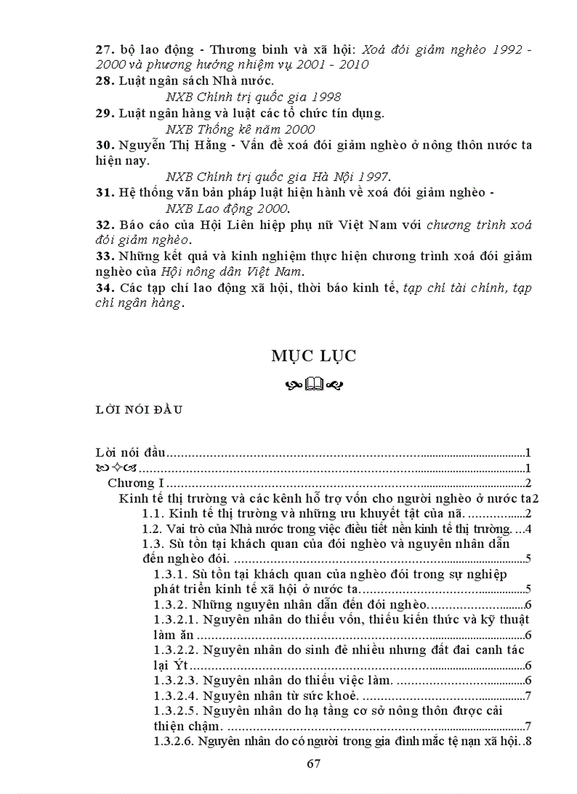 image for page Tạo lập và sử dụng vốn cho người nghèo thực trạng giải pháp 1