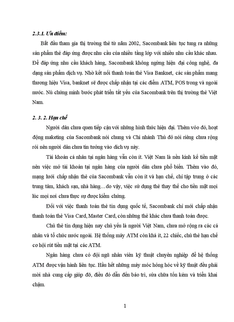 image for page Thực trạng phát hành và thanh toán thẻ tại NH TMCP Sài Gòn thương tín chi nhánh Thủ Đô 1