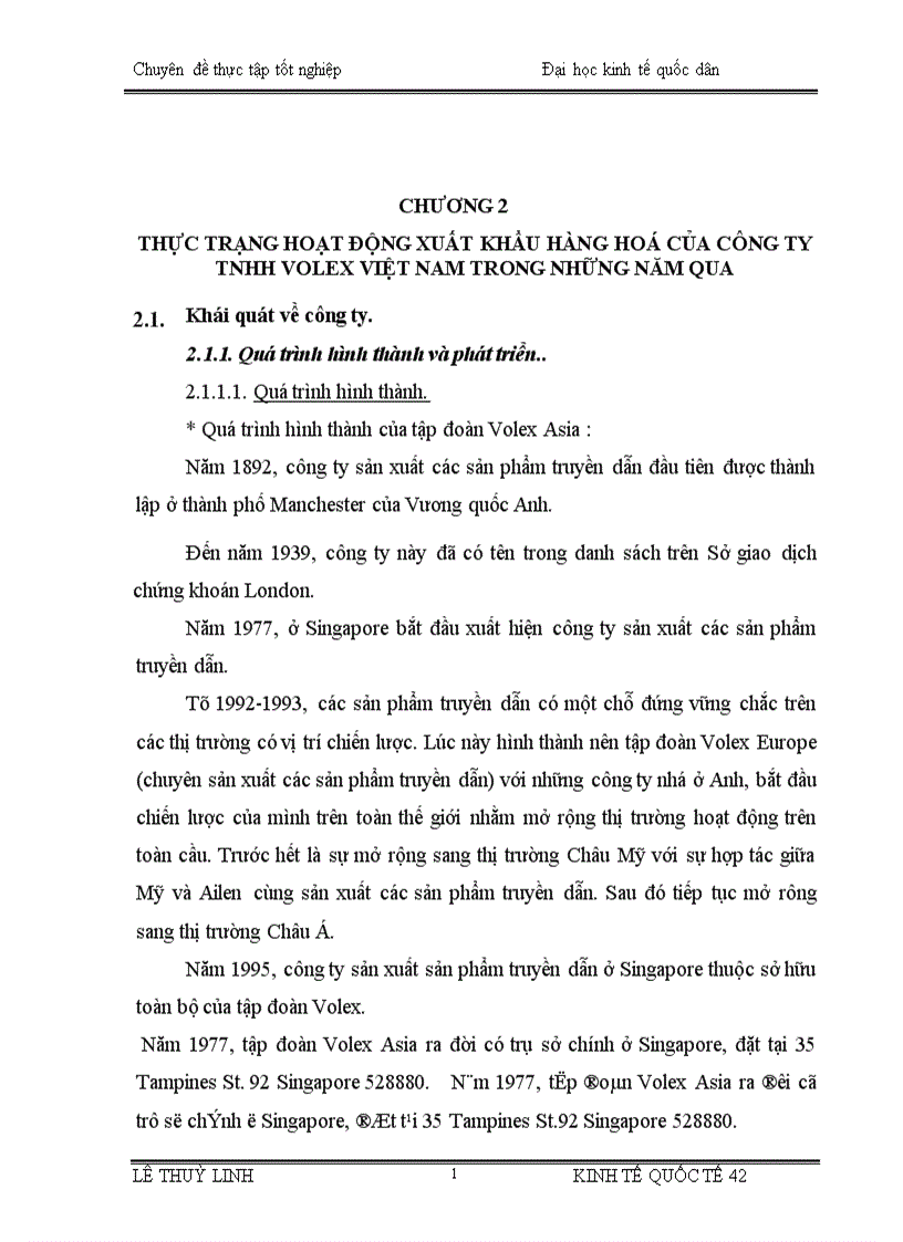 image for page Thực trạng và giải pháp nhằm đẩy mạnh hoạt động xuất khẩu hàng hoá của công ty TNHH Volex Việt Nam trong tiến trình hội nhập Kinh tế Quốc tế 1