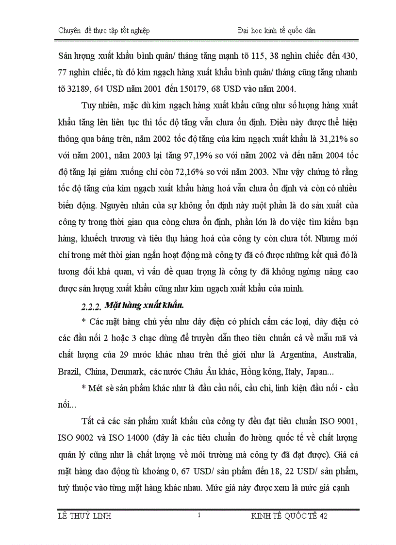image for page Thực trạng và giải pháp nhằm đẩy mạnh hoạt động xuất khẩu hàng hoá của công ty TNHH Volex Việt Nam trong tiến trình hội nhập Kinh tế Quốc tế 1