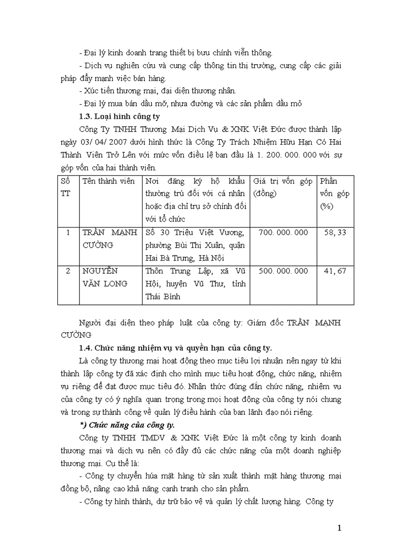 image for page Một số giải pháp phát triển thị trường của Công ty TNHH TMDV XNK Việt Đức