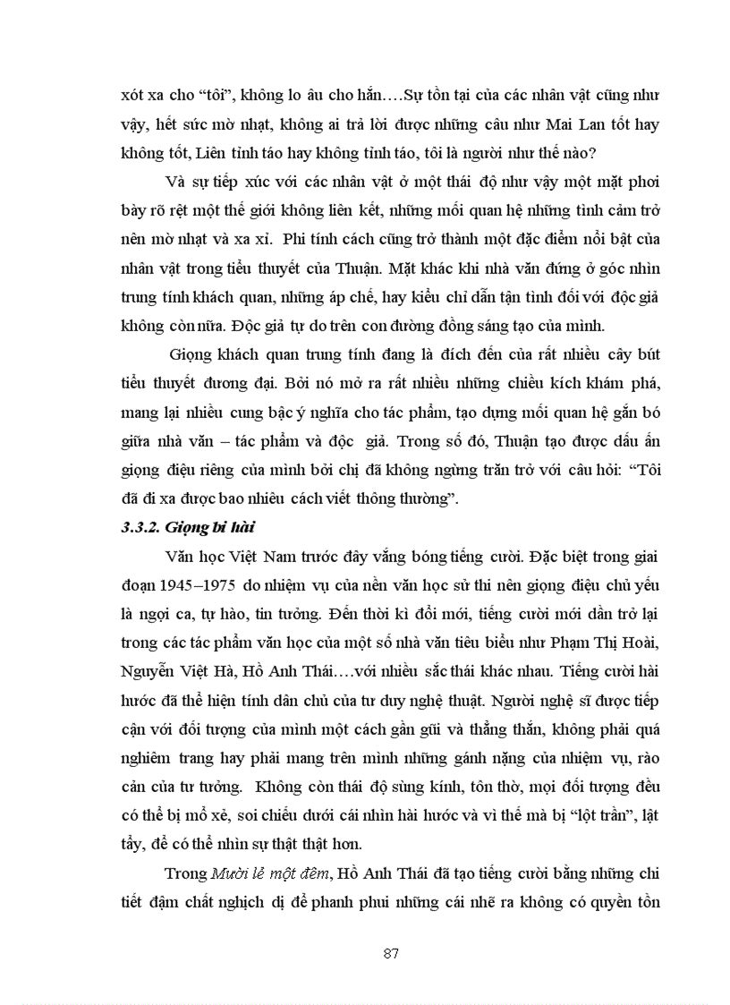 image for page Thế giới nhân vật trong tiểu thuyết của Thuận