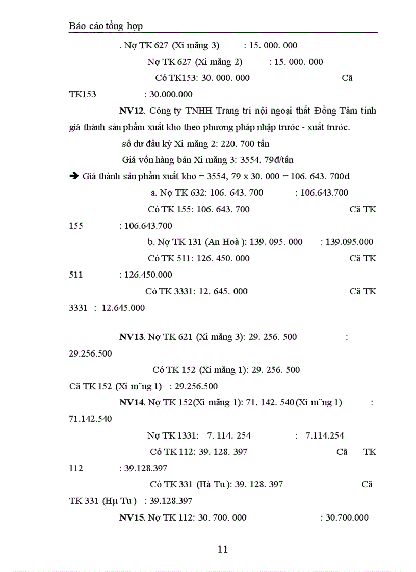 image for page Thực hành nghiệp vụ kế toán tại Công ty TNHH Trang trí nội ngoại thất Đồng Tâm 1