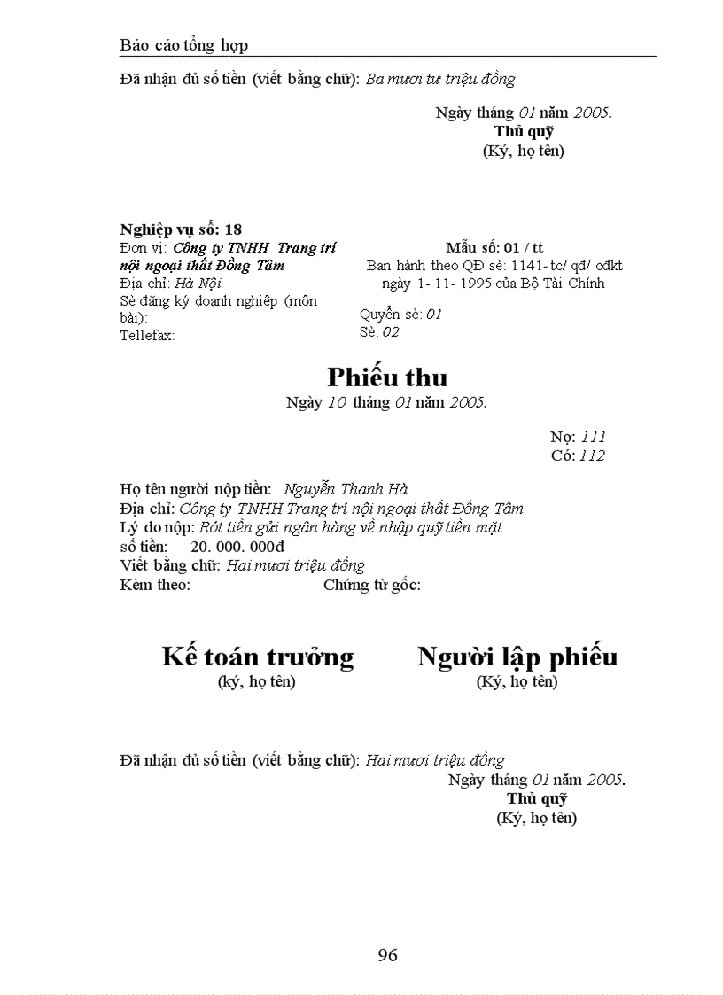 image for page Thực hành nghiệp vụ kế toán tại Công ty TNHH Trang trí nội ngoại thất Đồng Tâm 1