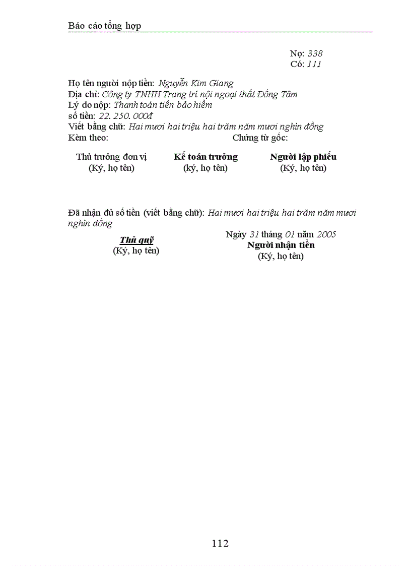 image for page Thực hành nghiệp vụ kế toán tại Công ty TNHH Trang trí nội ngoại thất Đồng Tâm 1