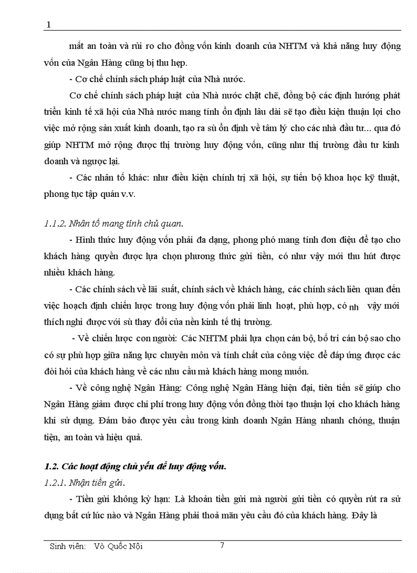 image for page Một số vấn đề cơ bản về vốn và kế toán huy động vốn tại chi nhánh NHNN PTNN Quận Tây Hồ 1