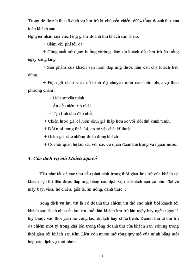 image for page Nghiệp vụ lễ tân khách sạn tại khách sạn Kim Liên