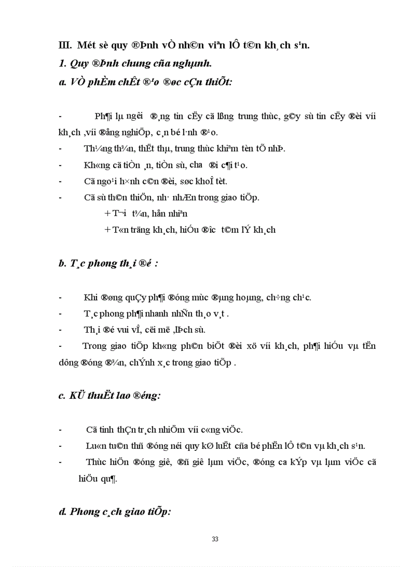 image for page Nghiệp vụ lễ tân khách sạn tại khách sạn Kim Liên