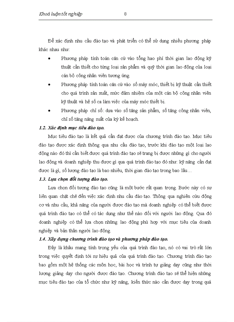 image for page Hoàn thiện công tác đào tạo và phát triển nguồn nhân lực tại công ty cổ phần Thủy Tạ 1