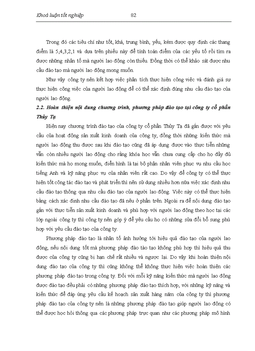 image for page Hoàn thiện công tác đào tạo và phát triển nguồn nhân lực tại công ty cổ phần Thủy Tạ 1