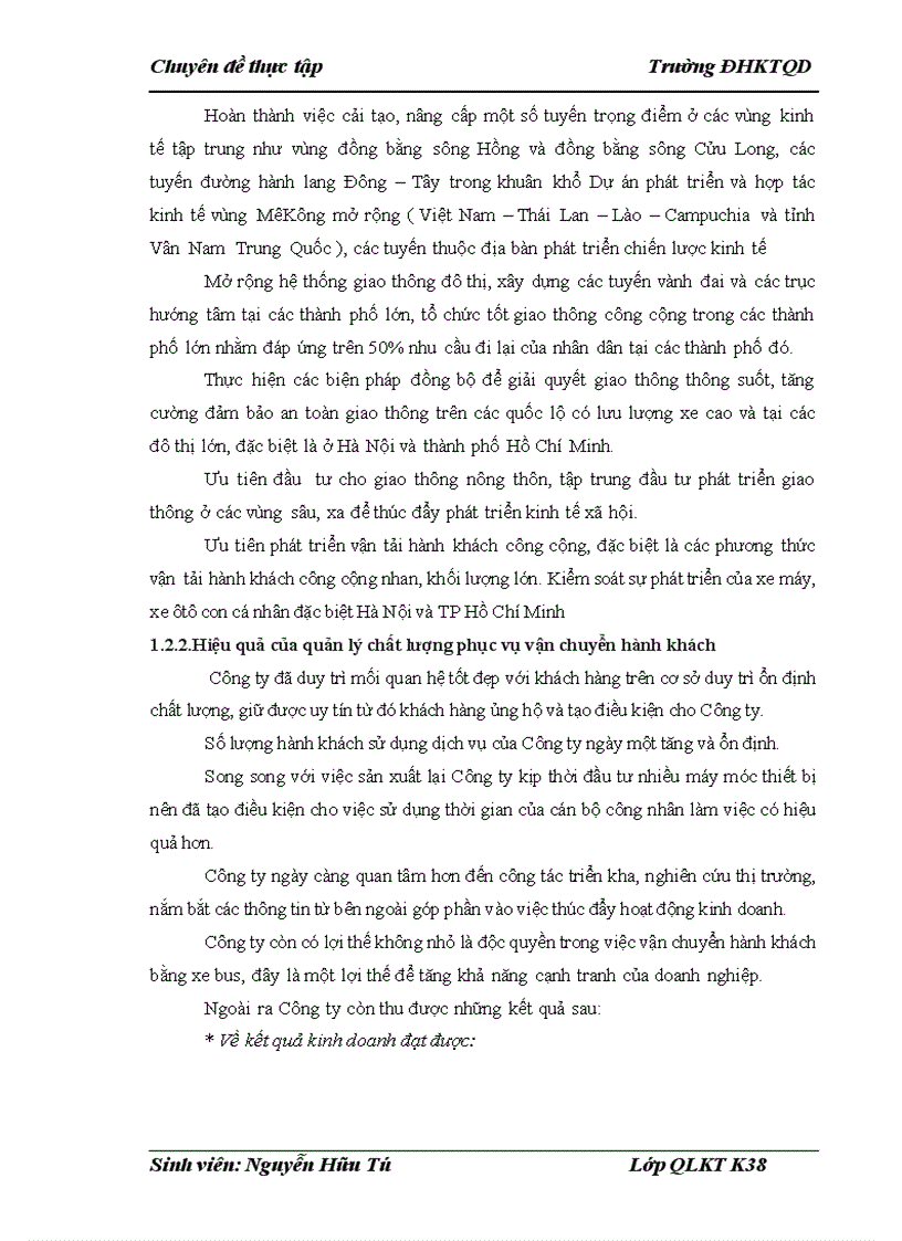 image for page Thực trạng hoạt động kinh doanh dịch vụ vận chuyển hành khách của đơn vị