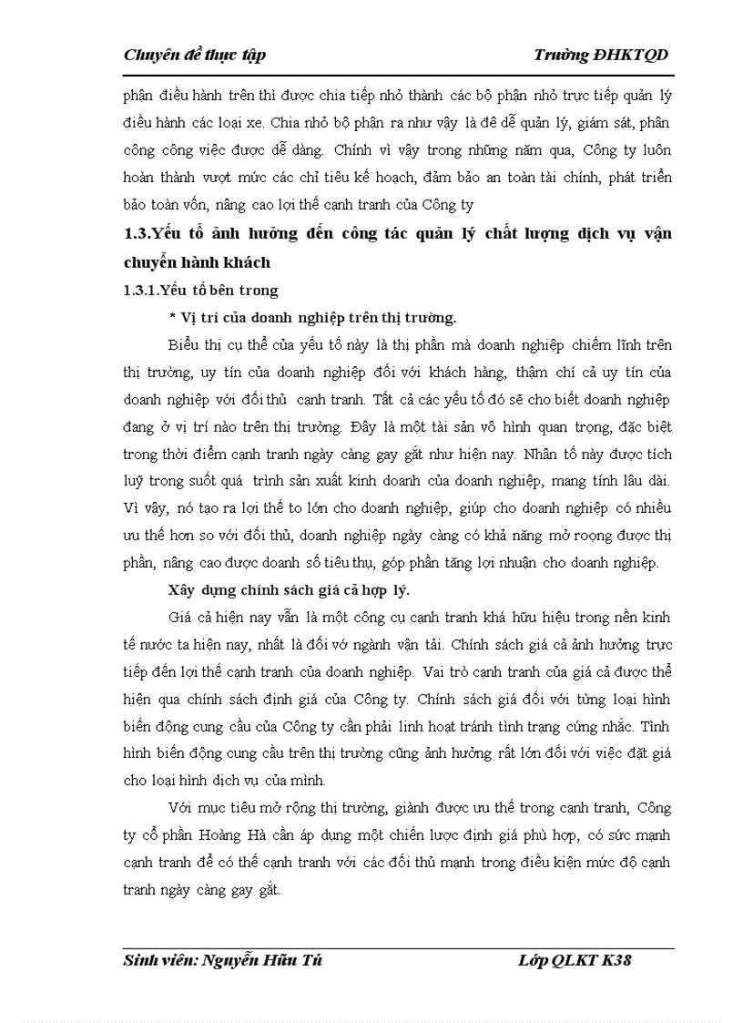 image for page Thực trạng hoạt động kinh doanh dịch vụ vận chuyển hành khách của đơn vị