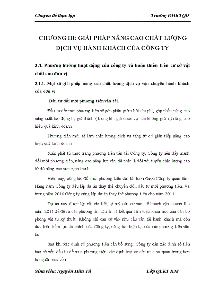 image for page Thực trạng hoạt động kinh doanh dịch vụ vận chuyển hành khách của đơn vị