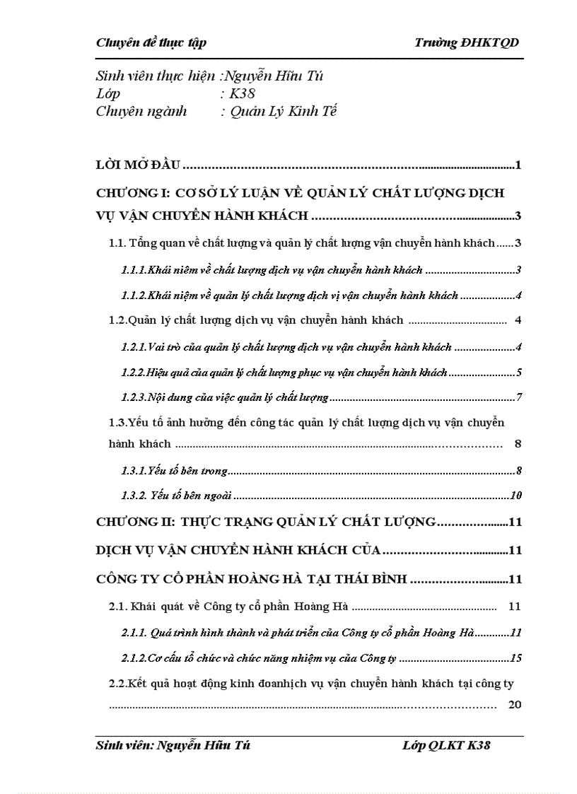 image for page Thực trạng hoạt động kinh doanh dịch vụ vận chuyển hành khách của đơn vị