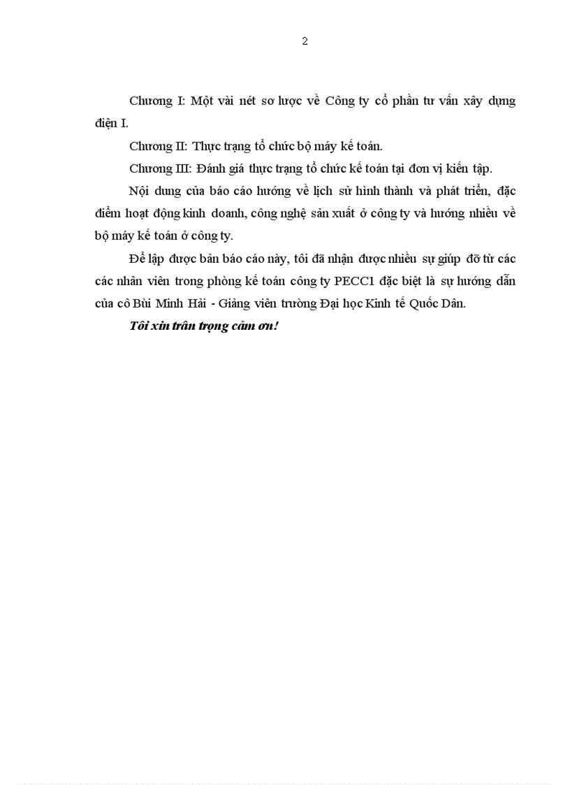 image for page Báo cáo kiến tập về Công ty cổ phẩn tư vấn xây dựng điện 1 1