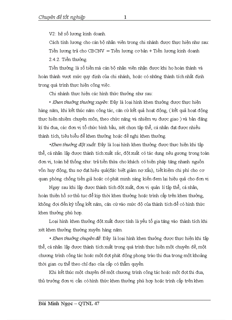 image for page Đánh giá công tác tạo động lực cho cán bộ nhân viên ở chi nhánh NHNN PTNT Láng Hạ 1