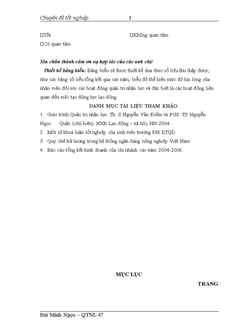 image for page Đánh giá công tác tạo động lực cho cán bộ nhân viên ở chi nhánh NHNN PTNT Láng Hạ 1