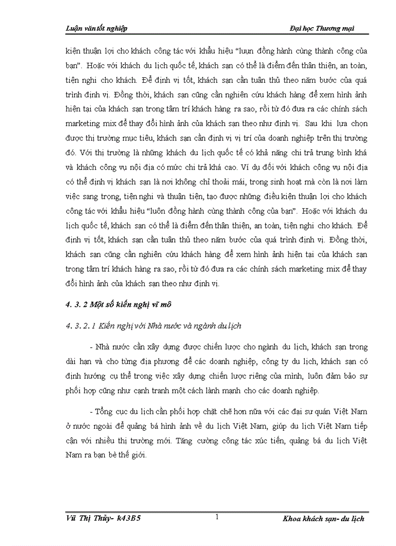 image for page Hoàn thiện marketing mục tiêu của khách sạn Holidays Hà Nội