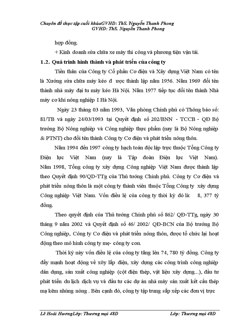 image for page Một số giải pháp nhằm nâng cao hiệu quả sử dụng vốn kinh doanh của Công ty Cổ phần Cơ điện và Xây dựng Việt Nam
