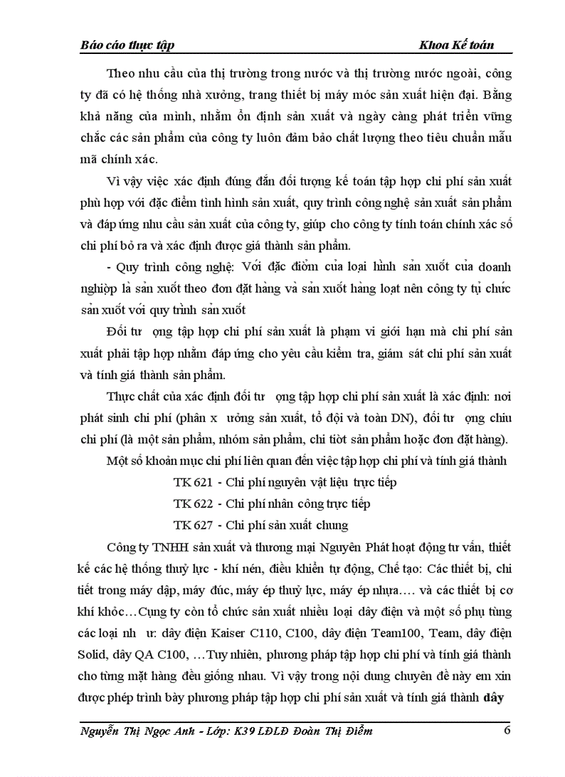 image for page Kế toán tâp hợp chi phí sản xuất và tính giá thành sản phẩm tại Công ty TNHH sản xuất và thương mại Nguyên Phát 1