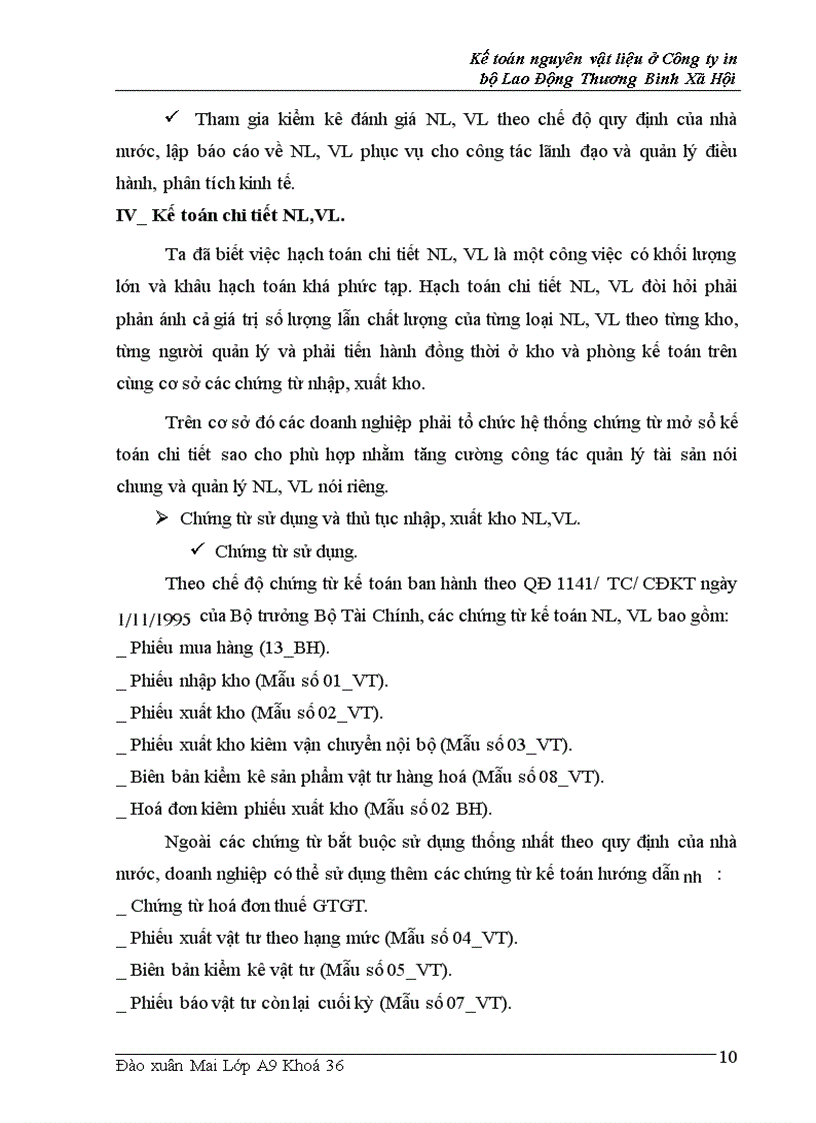 image for page Kế toán nguyên liệu vật liệu và công cụ dụng cụ ở Công ty in Bộ Lao Động Thương Binh và Xã Hội