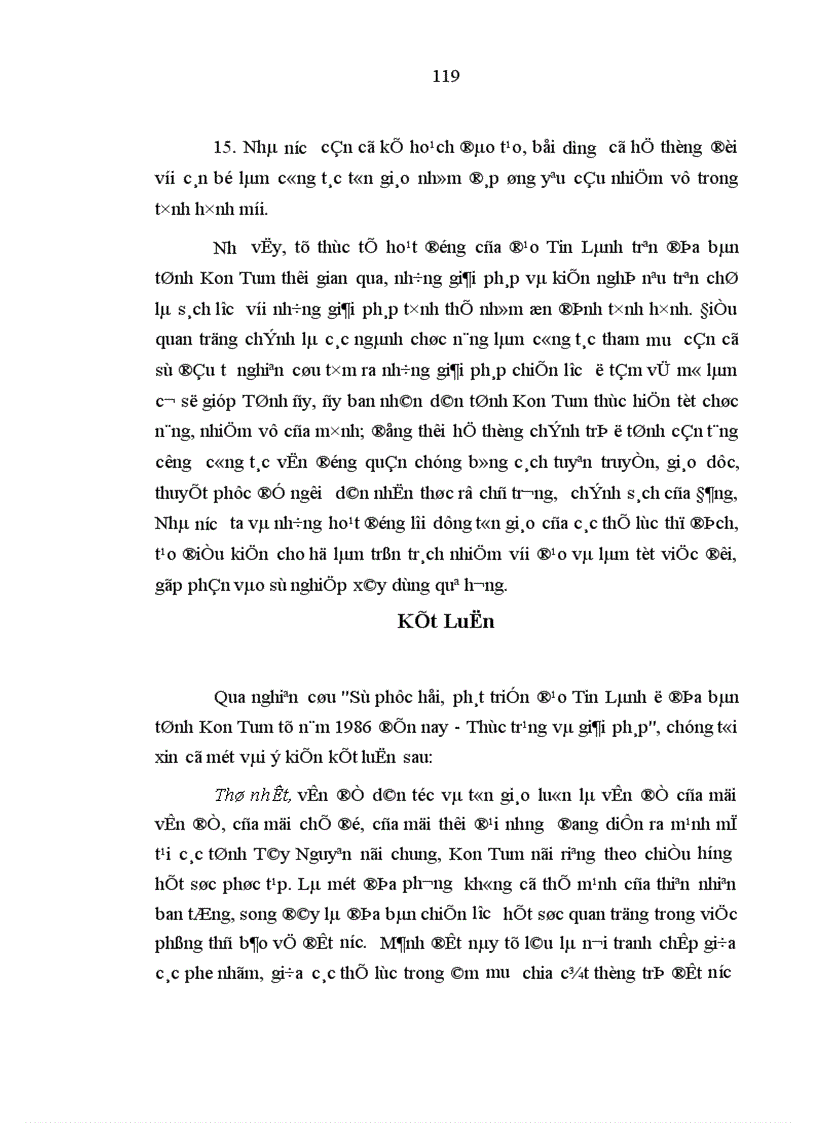 image for page Sự phục hồi phát triển đạo Tin Lành ở địa bàn tỉnh Kon Tum từ năm 1986 đến nay Thực trạng và giải pháp
