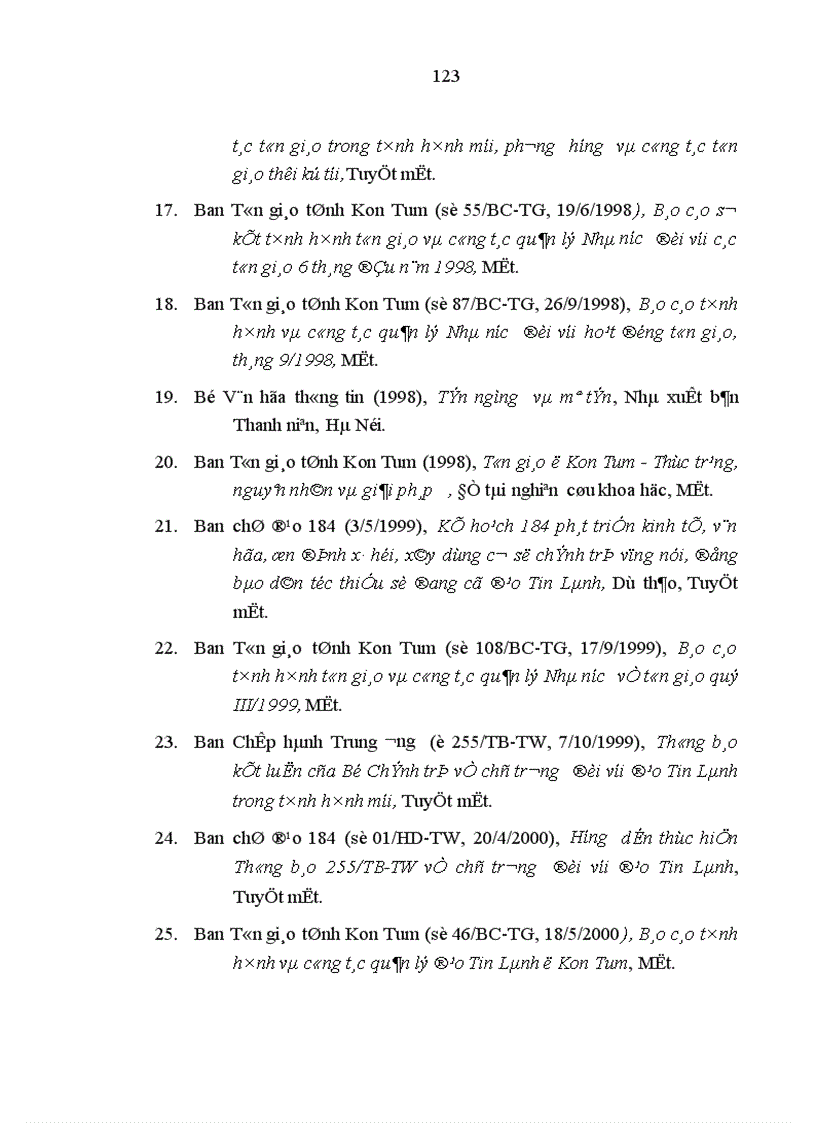 image for page Sự phục hồi phát triển đạo Tin Lành ở địa bàn tỉnh Kon Tum từ năm 1986 đến nay Thực trạng và giải pháp