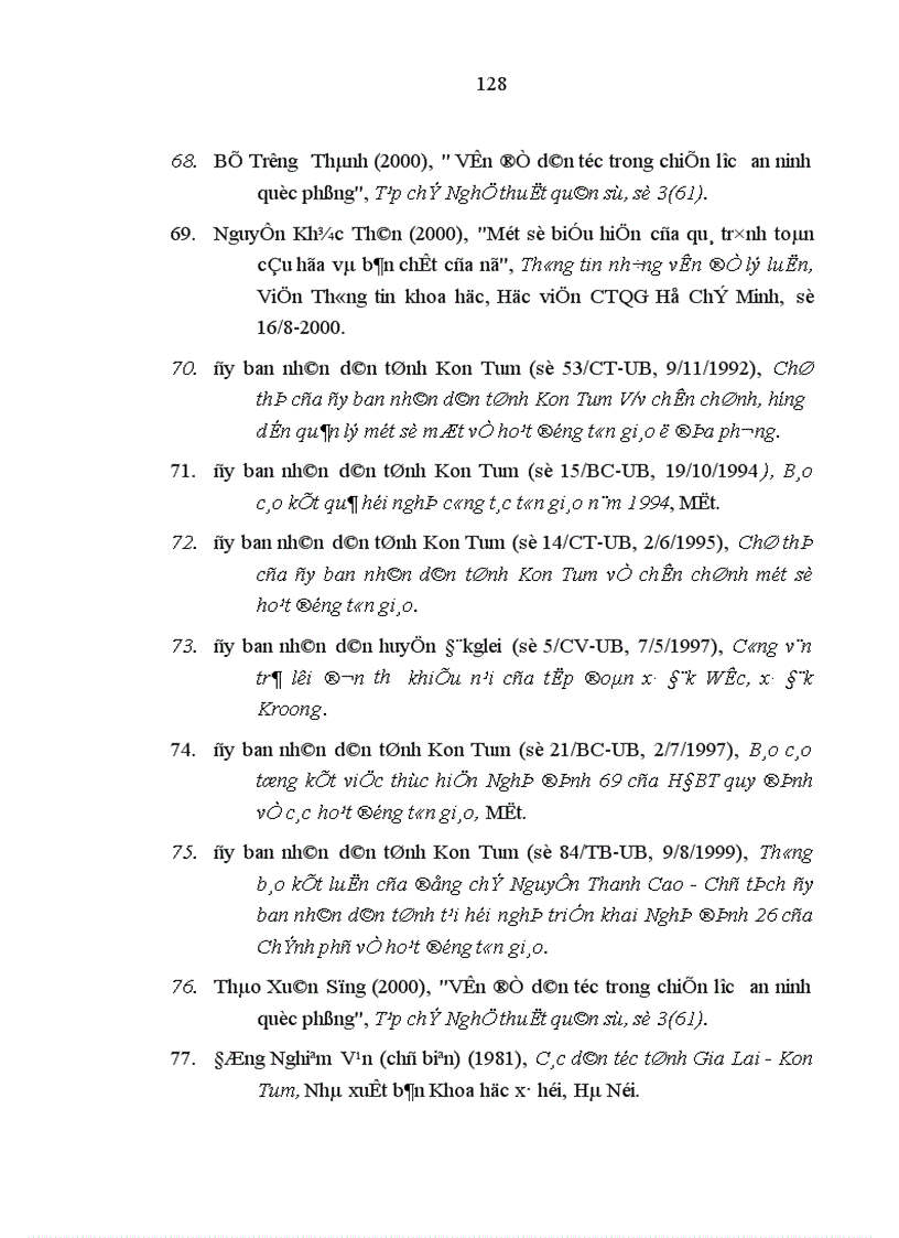 image for page Sự phục hồi phát triển đạo Tin Lành ở địa bàn tỉnh Kon Tum từ năm 1986 đến nay Thực trạng và giải pháp