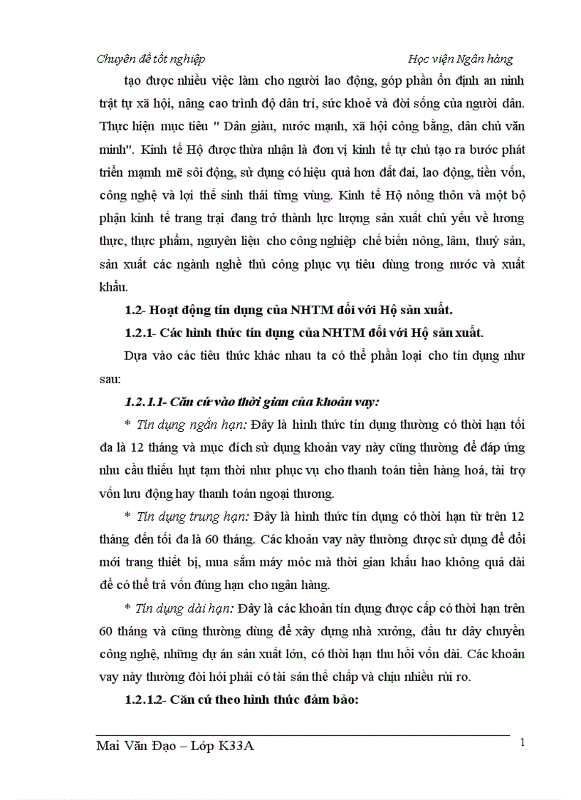 image for page Giải pháp nâng cao chất lượng tín dụng Hộ sản xuất tại NHNO PTNT huyện Tiên Lữ tỉnh Hưng Yên