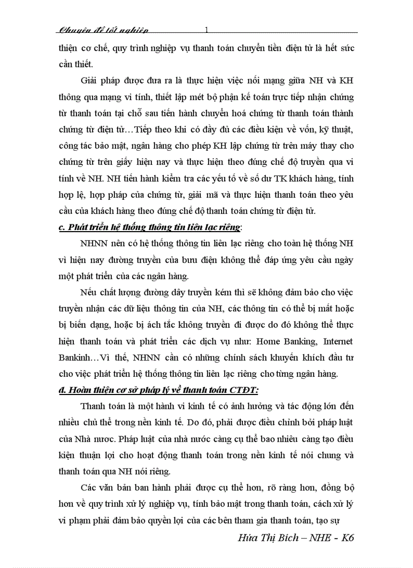 image for page Một số giải pháp nhằm nâng cao chất lượng thanh toán CTĐT tại chi nhánh NHNO PTNT Tây Hà Nội