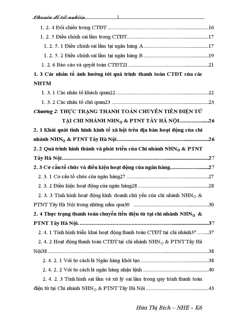 image for page Một số giải pháp nhằm nâng cao chất lượng thanh toán CTĐT tại chi nhánh NHNO PTNT Tây Hà Nội