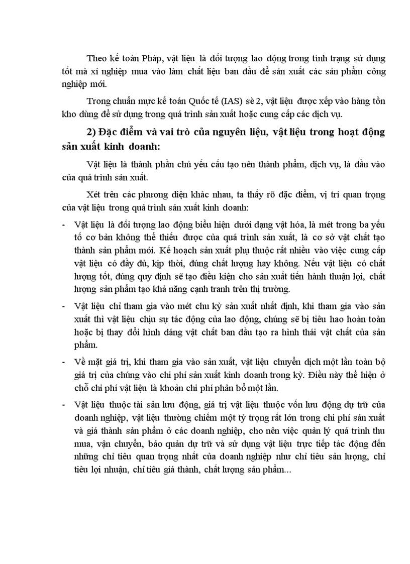 một số ý kiến đề xuất nhằm hoàn thiện hạch toán kế toán và quản lý nguyên liệu vật liệu tại điện lực ba đình hà nội 1