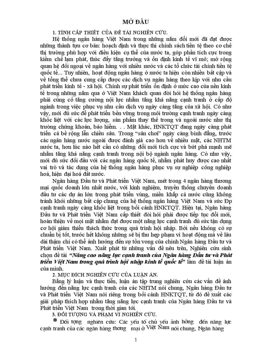 image for page Nâng cao năng lực cạnh tranh của Ngân hàng Đầu tư và Phát triển Việt Nam trong quá trình hội nhập kinh tế quốc tế 1